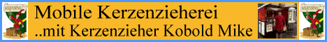 Banner Kerzenzieherei Bienenwachs