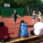 Foto Bogenschießen in einer Förderschule