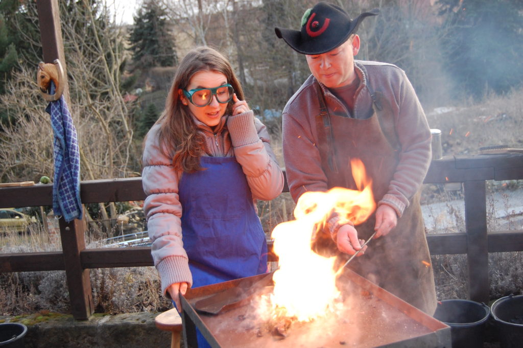 schmieden an der Feldschmiede
