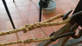 gespleistes Seil im Museum